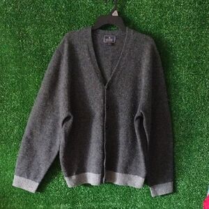 Brooks Brothers Charcoal Cardigan Sweater